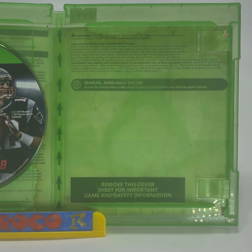Madden NFL 18 EA Sports Frostbite (Xbox One, 2017) No Manual